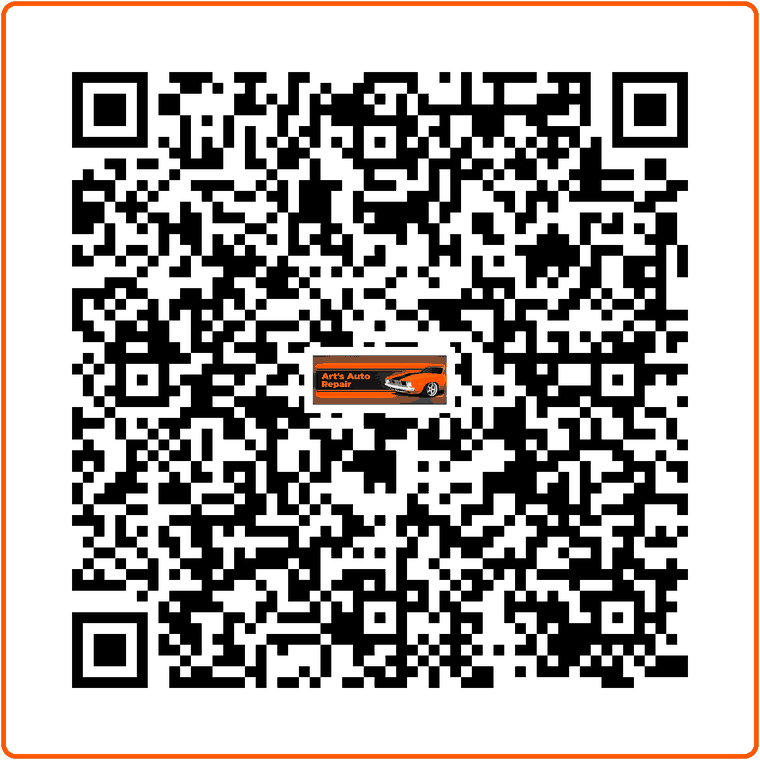 Designed QR code for Art's Auto Repair